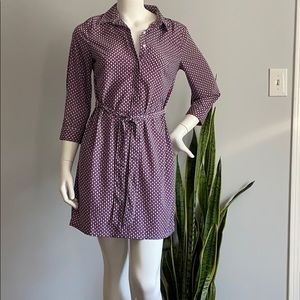 Banana Republic Geometrical Pattern Shirt Dress